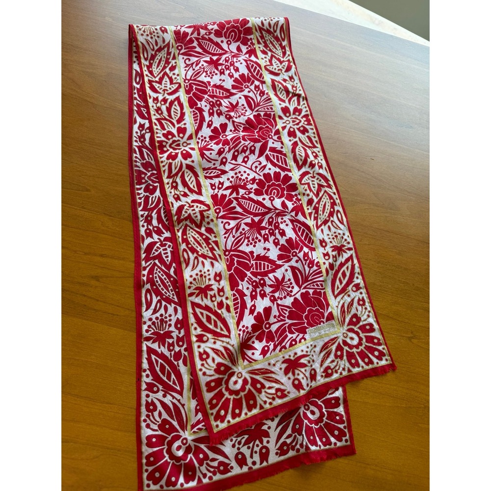 Oscar de la Renta silk scarf